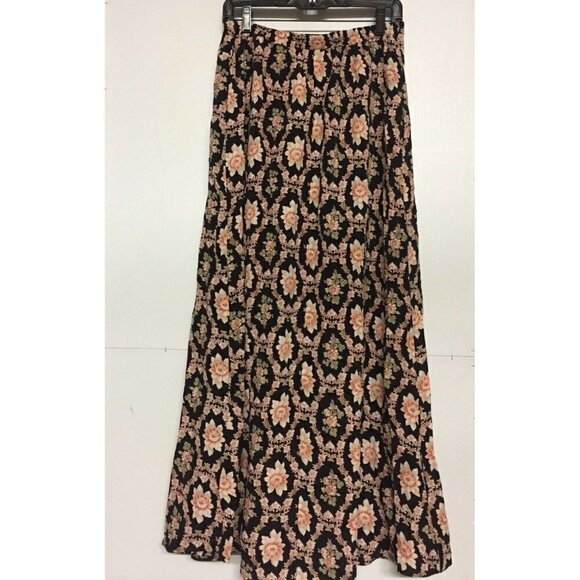 Flynn Skye Black Floral Rara Maxi Skirt M NWOT - Picture 6 of 14